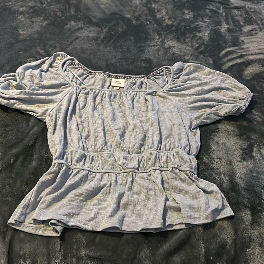 Blue trendy shirt